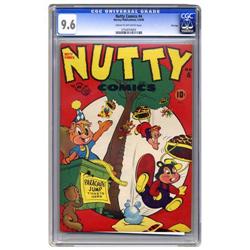 Nutty Comics #4 File Copy (Harvey, 1946) CGC NM+ 9.6 Cr Nutty Comics #4 File Copy (Harvey, 1946) CGC