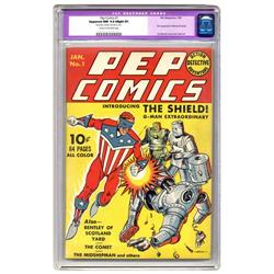 Pep Comics #1 (MLJ, 1940) CGC Apparent NM 9.4 Slight (P Pep Comics #1 (MLJ, 1940) CGC Apparent NM 9.