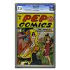 Image 1 : Pep Comics #8 (MLJ, 1940) CGC VF- 7.5 Off-white to whit Pep Comics #8 (MLJ, 1940) CGC VF- 7.5 Off-wh