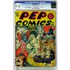 Image 1 : Pep Comics #12 (MLJ, 1941) CGC VF- 7.5 Off-white to whi Pep Comics #12 (MLJ, 1941) CGC VF- 7.5 Off-w