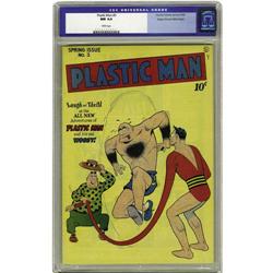 Plastic Man #3 Mile High pedigree (Quality, 1946) CGC N Plastic Man #3 Mile High pedigree (Quality, 