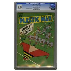 Plastic Man #10 Ohio pedigree (Quality, 1948) CGC VF/NM Plastic Man #10 Ohio pedigree (Quality, 1948