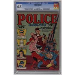 Police Comics #1 (Quality, 1941) CGC VG+ 4.5 Off-white Police Comics #1 (Quality, 1941) CGC VG+ 4.5 