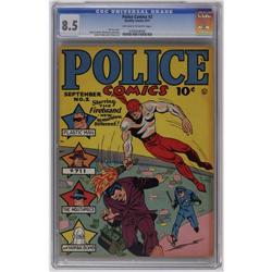 Police Comics #2 (Quality, 1941) CGC VF+ 8.5 Off-white Police Comics #2 (Quality, 1941) CGC VF+ 8.5 