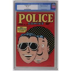 Police Comics #35 Mile High pedigree (Quality, 1944) CG Police Comics #35 Mile High pedigree (Qualit
