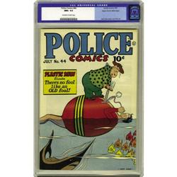 Police Comics #44 Mile High pedigree (Quality, 1945) CG Police Comics #44 Mile High pedigree (Qualit