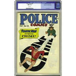 Police Comics #54 Mile High pedigree (Quality, 1946) CG Police Comics #54 Mile High pedigree (Qualit
