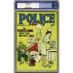 Police Comics #72 (Quality, 1947) CGC NM+ 9.6 Off-white Police Comics #72 (Quality, 1947) CGC NM+ 9.