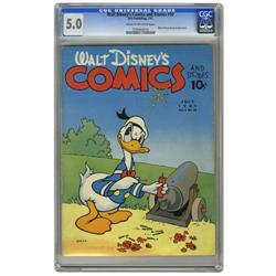 Walt Disney's Comics and Stories #10 (Dell, 1941) CGC V Walt Disney's Comics and Stories #10 (Dell, 