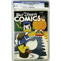 Walt Disney's Comics and Stories #36 (Dell, 1943) CGC V Walt Disney's Comics and Stories #36 (Dell, 