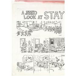 Sergio Aragones - Mad #282 Page Original Art, Group of Sergio Aragones - Mad #282 Page Original Art,