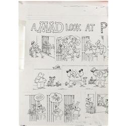 Sergio Aragones - Mad #307 Page Original Art, Group of Sergio Aragones - Mad #307 Page Original Art,