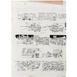 Sergio Aragones - Mad #313 Page Original Art, Group of Sergio Aragones - Mad #313 Page Original Art,
