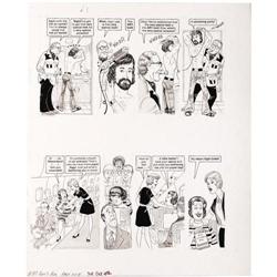 Dave Berg - Mad #197 Complete 5-page Story Art Dave Berg - Mad #197 Complete 5-page Story "Lighter S