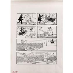 Bob Clarke - Mad #271, "Spy vs Spy" Page Original Art, Bob Clarke - Mad #271, "Spy vs Spy" Page Orig