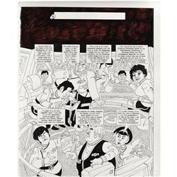 Paul Coker Jr. - Mad Special #83 Panel Original Art, Gr Paul Coker Jr. - Mad Special #83 Panel Origi