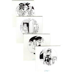 Paul Coker Jr. - Mad #259 Illustration Original Art, Gr Paul Coker Jr. - Mad #259 Illustration Origi