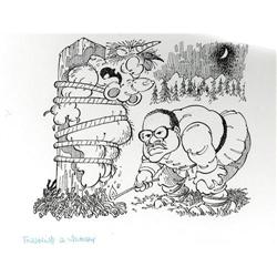 Paul Coker Jr. - Mad #311 Illustration Original Art, Gr Paul Coker Jr. - Mad #311 Illustration Origi