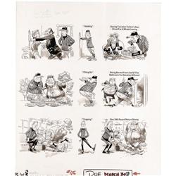 Jack Davis - Mad #186 Complete 3-page Story Art Jack Davis - Mad #186 Complete 3-page Story "Infract