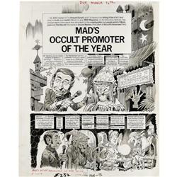 Jack Davis - Mad #232 Page Original Art, Group of 4 (EC Jack Davis - Mad #232 Page Original Art, Gro