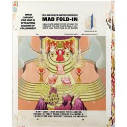 Al Jaffee - Mad #263 Fold-In Back Cover Original Art (E Al Jaffee - Mad #263 Fold-In Back Cover Orig