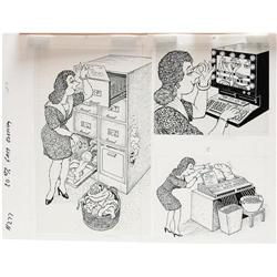 Al Jaffee - Mad #277, and 309 Page Original Art, Group Al Jaffee - Mad #277, and 309 Page Original A