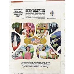 Al Jaffee - Mad #277 Fold-In Back Cover Original Art (E Al Jaffee - Mad #277 Fold-In Back Cover Orig