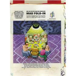 Al Jaffee - Mad #281 Fold-In Back Cover Original Art (E Al Jaffee - Mad #281 Fold-In Back Cover Orig