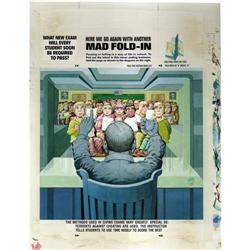 Al Jaffee - Mad #288 Fold-In Back Cover Original Art Al Jaffee - Mad #288 Fold-In Back Cover Origina