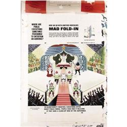 Al Jaffee - Mad Super Special #70 Fold-In Back Cover Or Al Jaffee - Mad Super Special #70 Fold-In Ba