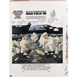 Al Jaffee - Mad #294 Fold-In Back Cover Original Art (E Al Jaffee - Mad #294 Fold-In Back Cover Orig