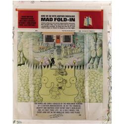 Al Jaffee - Mad #300 Fold-In Back Cover Original Art (E Al Jaffee - Mad #300 Fold-In Back Cover Orig