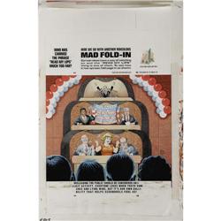 Al Jaffee - Mad #303 Fold-In Back Cover Original Art (E Al Jaffee - Mad #303 Fold-In Back Cover Orig