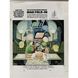 Al Jaffee - Mad #304 Fold-In Back Cover Original Art (E Al Jaffee - Mad #304 Fold-In Back Cover Orig