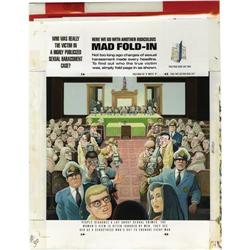 Al Jaffee - Mad #310 Fold-In Back Cover Original Art (E Al Jaffee - Mad #310 Fold-In Back Cover Orig