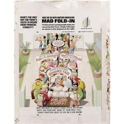 Al Jaffee - Mad Super Special #313 Fold-In Back Cover O Al Jaffee - Mad #313 Fold-In Back Cover Orig