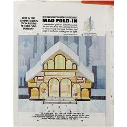 Al Jaffee - Mad #319 Fold-In Back Cover Original Art (E Al Jaffee - Mad #319 Fold-In Back Cover Orig