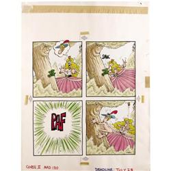 Don Martin - Mad #180 Complete 1-page Story Art Don Martin - Mad #180 Complete 1-page Story "More Fa