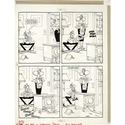 Don Martin - Mad #276 Complete 1-page Story Art Don Martin - Mad #276 Complete 1-page Story "One Eve