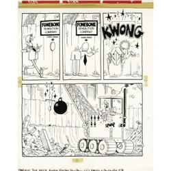 Don Martin - Mad #214 Page Original Art (EC, 1980). Don Don Martin - Mad #214 Complete 1-page Story 