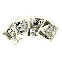 Harry North - Mad #250 Illustration Original Art, Group Harry North - Mad #250 Illustration Original