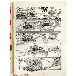 Antonio Prohias - Mad #207, "Spy vs Spy" Original Art Antonio Prohias - Mad #207, "Spy vs Spy" Page 