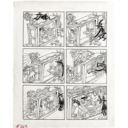 Antonio Prohias - Mad #263, "Spy vs Spy" Page Original Antonio Prohias - Mad #263, "Spy vs Spy" Page