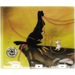 Don Bluth "The Secret of NIMH" Production Cel "The Secret of NIMH" Production Cel and Background Ori