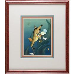 Jiminy Cricket "Pinocchio" Production Cel Jiminy Cricket "Pinocchio" Production Cel with Hand Prepar