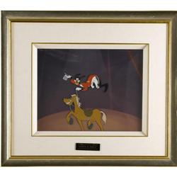 Goofy "How to Ride a Horse" Production Cel Goofy "How to Ride a Horse" Production Cel with Presentat
