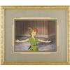 Image 1 : Peter Pan Production Cel Original Art "Peter Pan" Production Cel with Matching Production Background