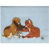 The Fox and the Hound Production Cel Original Art Tod and Copper "The Fox and the Hound" Production 