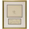 Oswald the Rabbit Original Drawing with Signed Check Oswald the Rabbit Production Drawing with Walte