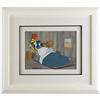 Woody Woodpecker and Wally Walrus Cel, Background Woody Woodpecker and Wally Walrus Production Cel w